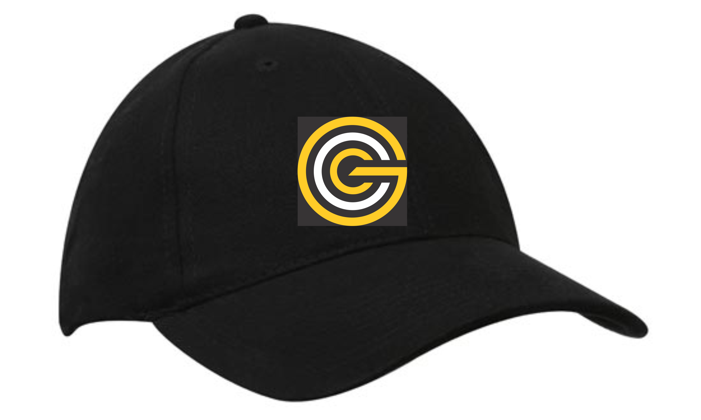 Black Cap with Velcro Strap GCC Logo