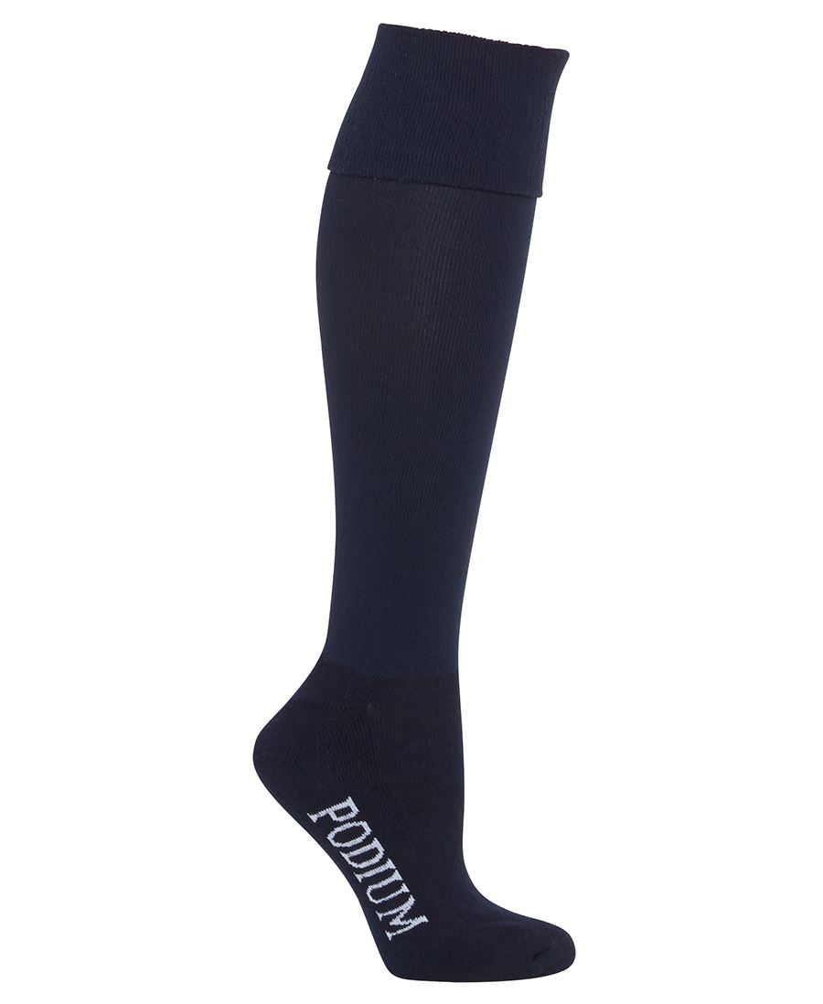 Long Navy Football Socks — Promote-It Trophy & Clothing Co.