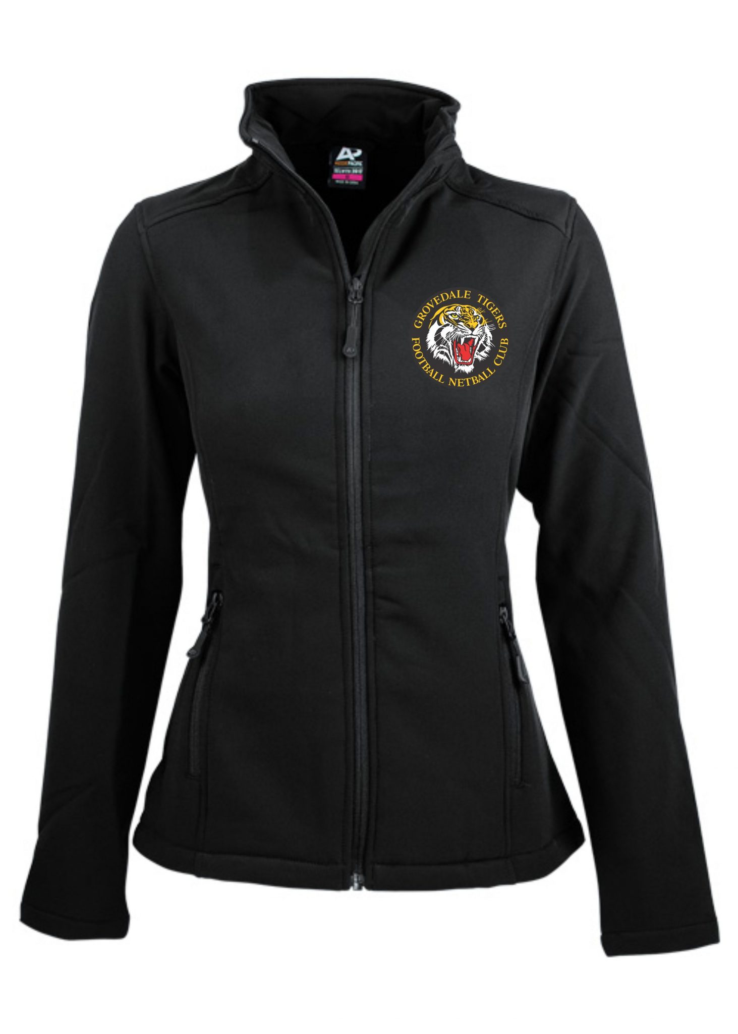Ladies Black Selwyn Soft Shell Jacket — Promote-It Trophy & Clothing Co.