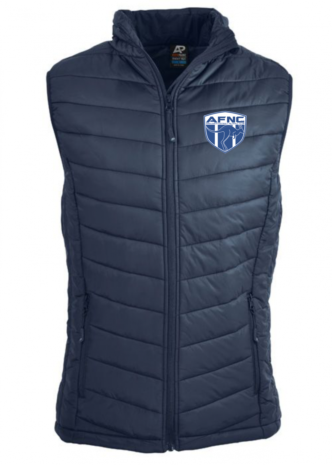 Men's Navy Snowy Puffer Vest — Promote-It Trophy & Clothing Co.