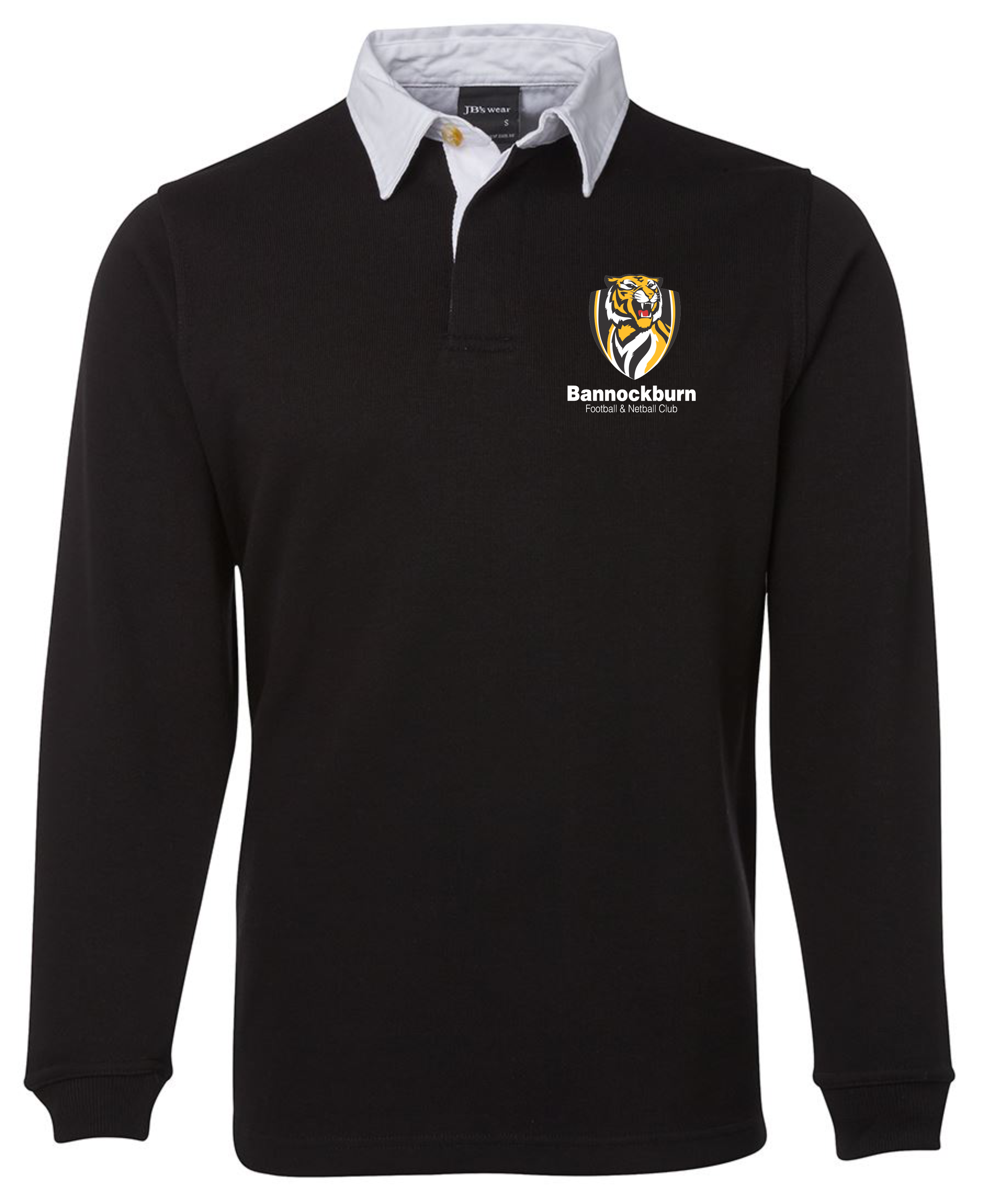 Adults Black Rugby Jumper