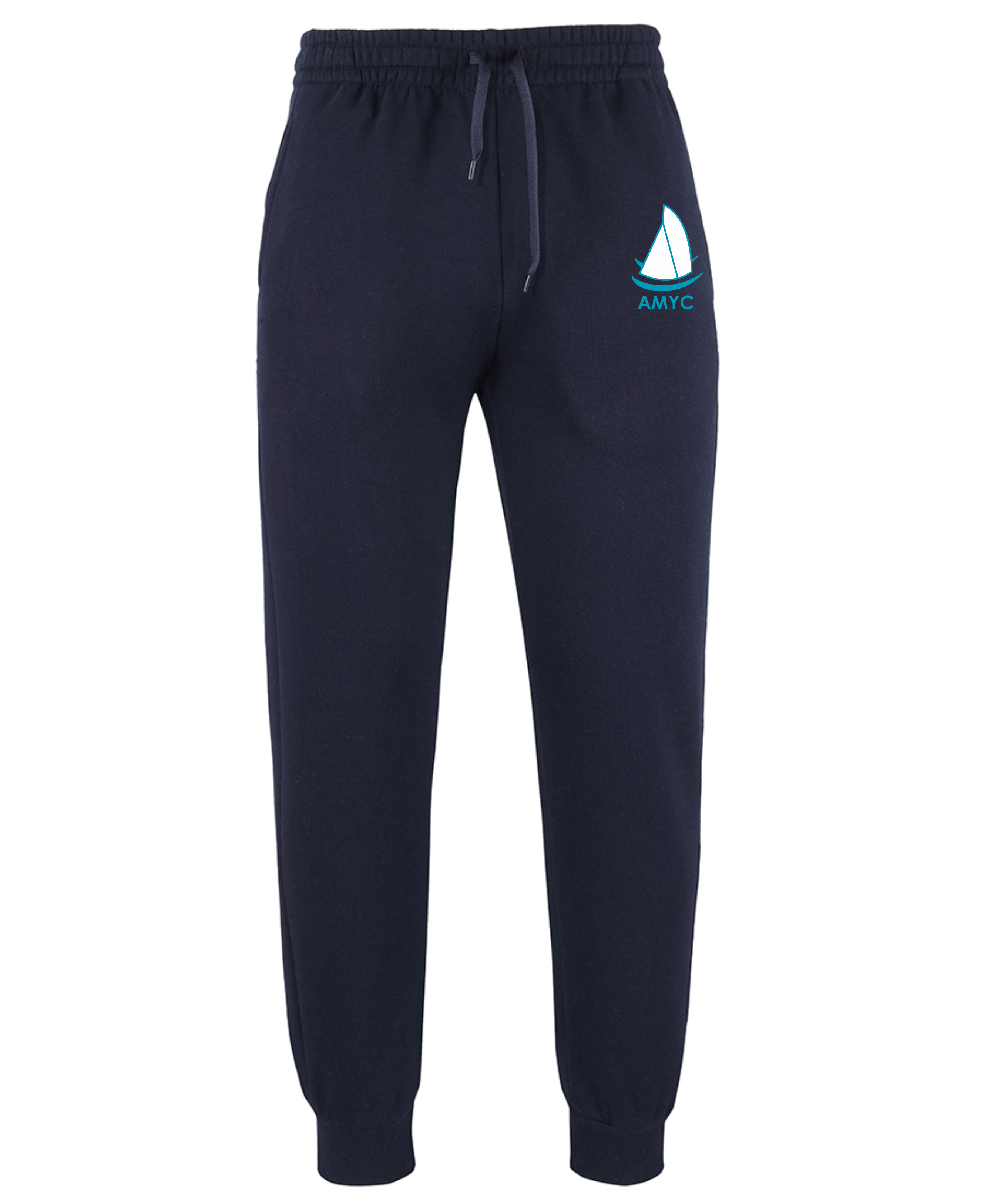 Navy Cuffed Track Pant
