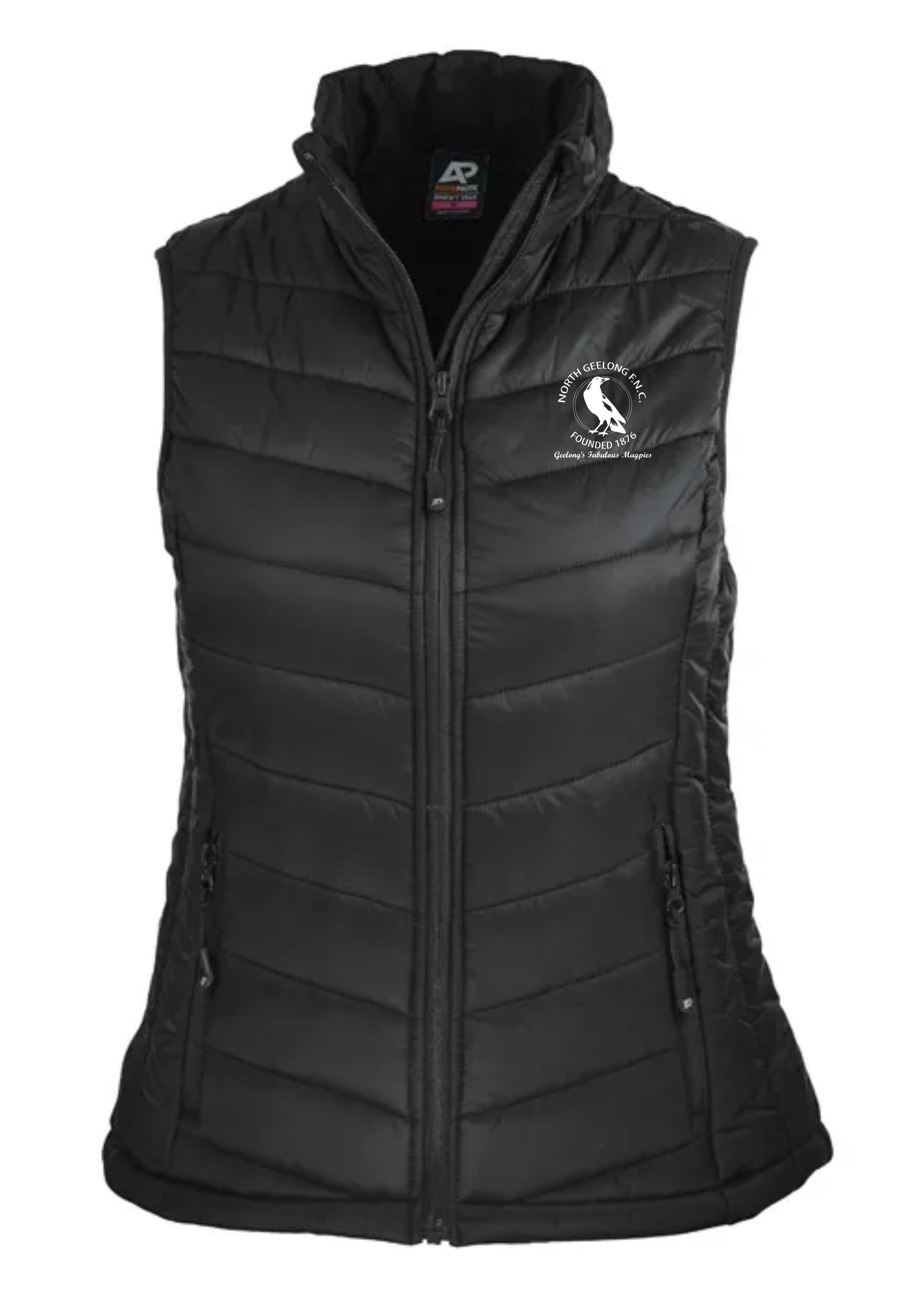Ladies Black Snowy Vest