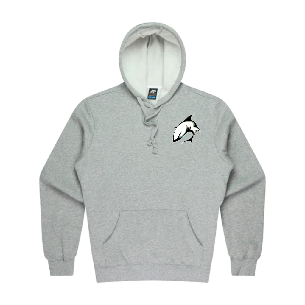 Sharks Grey Marle Unisex Hoodie — Promote-It Trophy & Clothing Co.