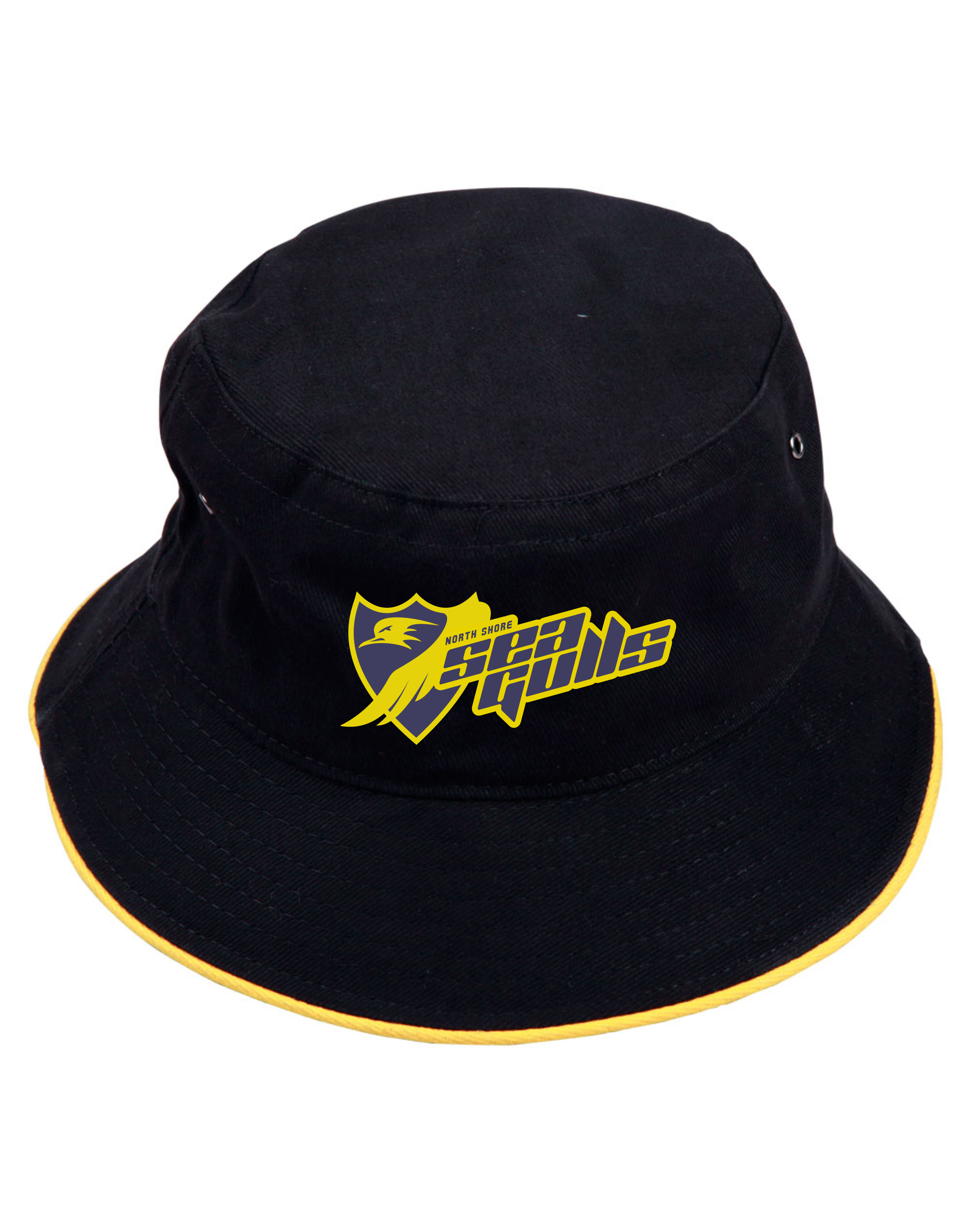 Club Bucket Hat – Navy/Yellow