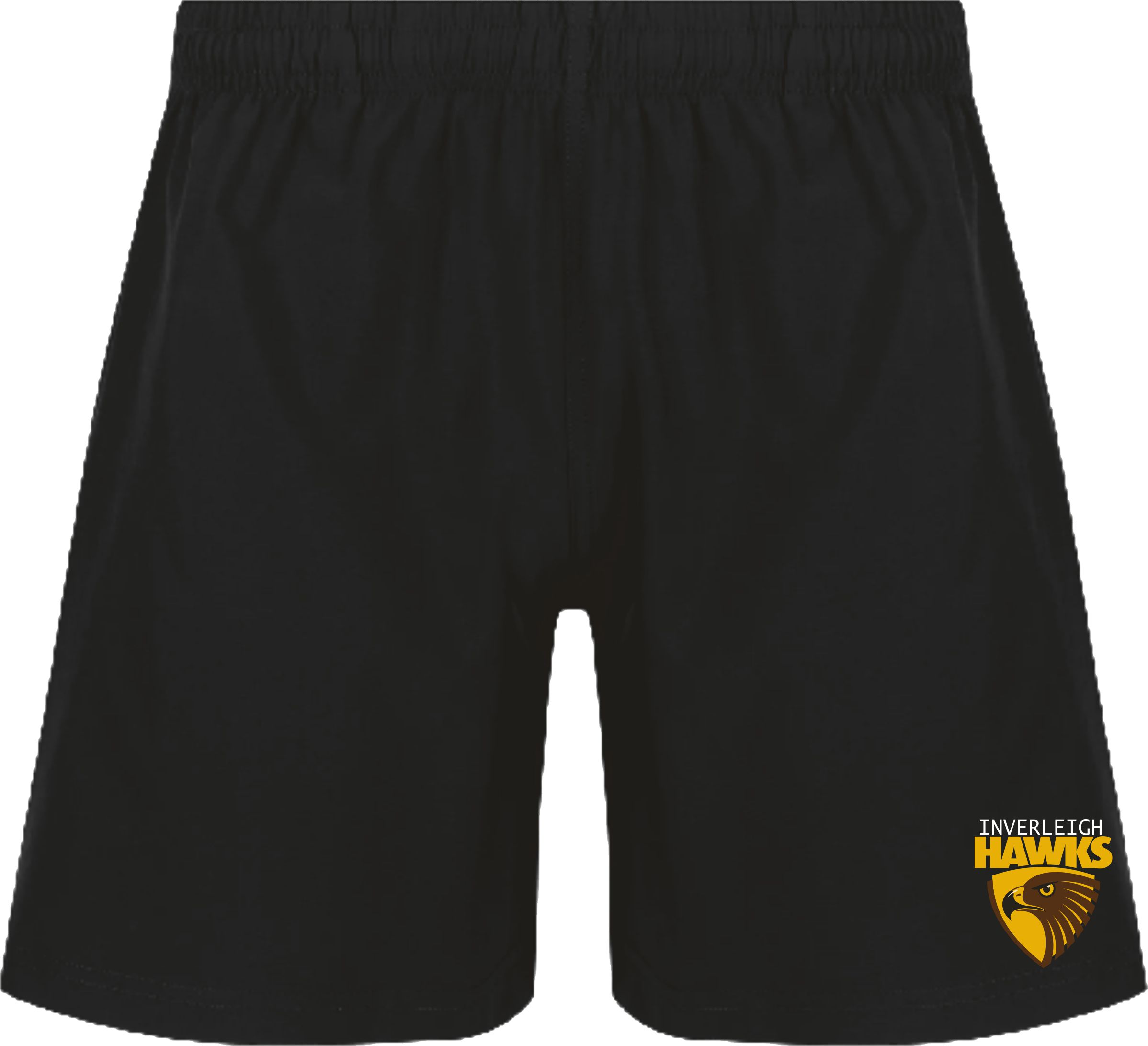 Unisex Zip Pocket Shorts in Black