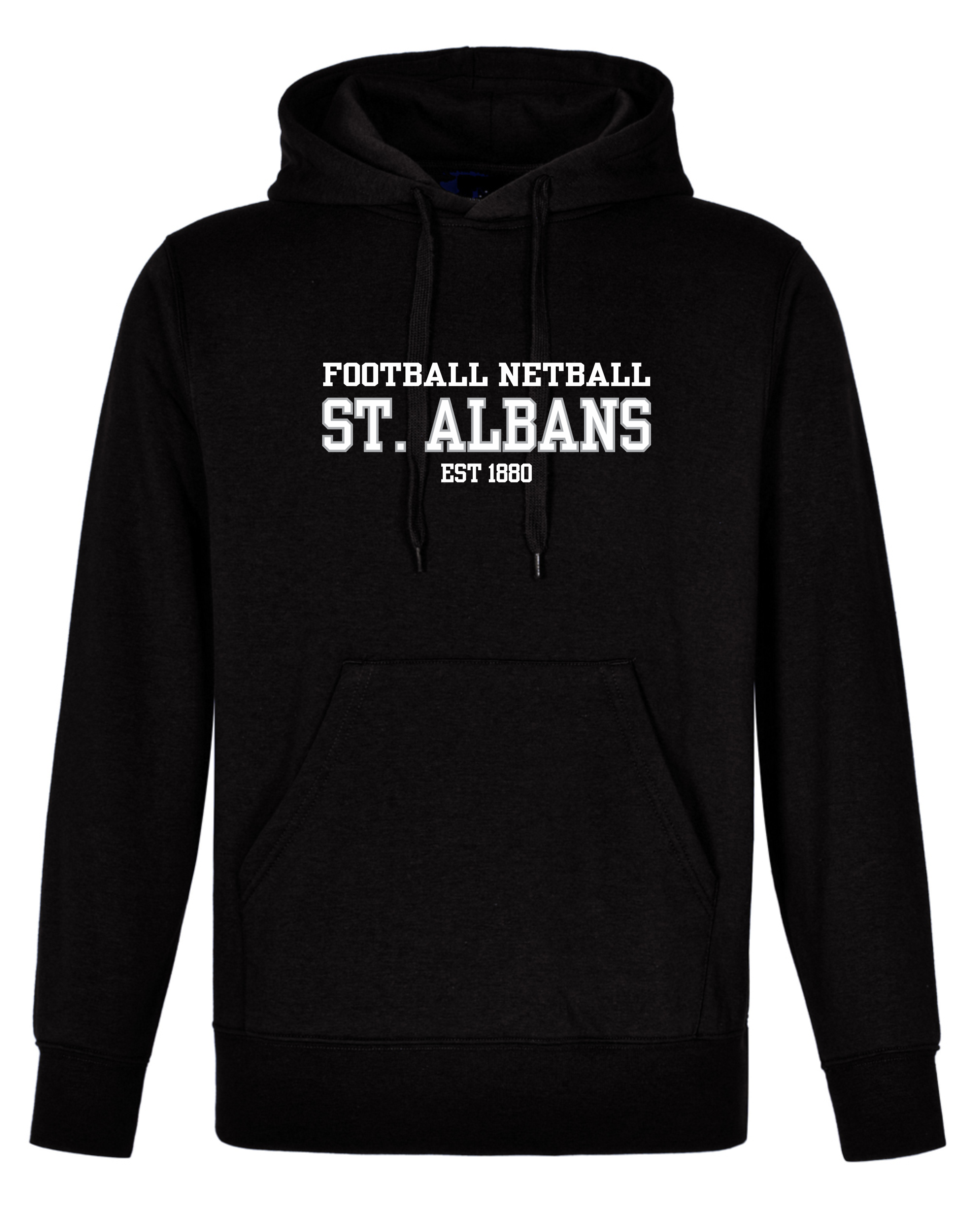 Adults Unisex Hoodie with Large Chest Logo